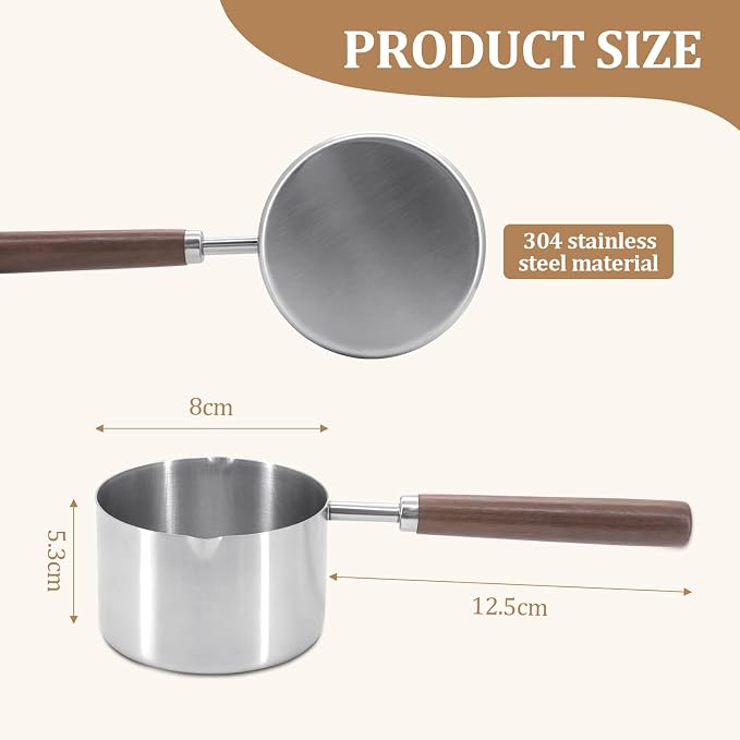 Dog Food Scoop, 1 Cup Stainless Steel Pet Food Scoop, with Precision Scale Markings, for Dogs, Cats, and Kitchen Use