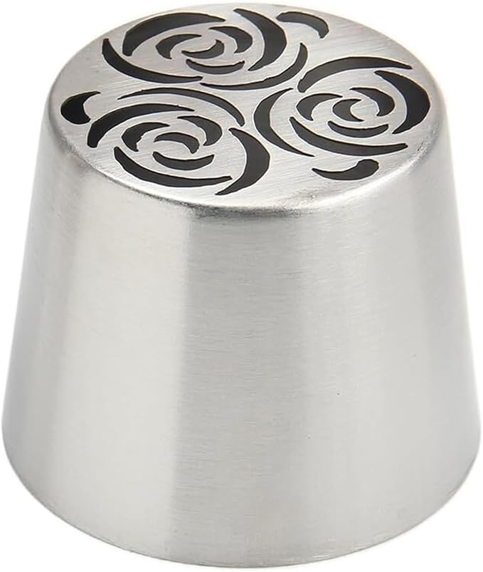 Piping Nozzle Extra Large Russian Piping Tips for Stainless Steel Flower Frosting Nozzles Cake Decorating Baking tool for Buttercream, Cupcakes Cookies Icing Tips