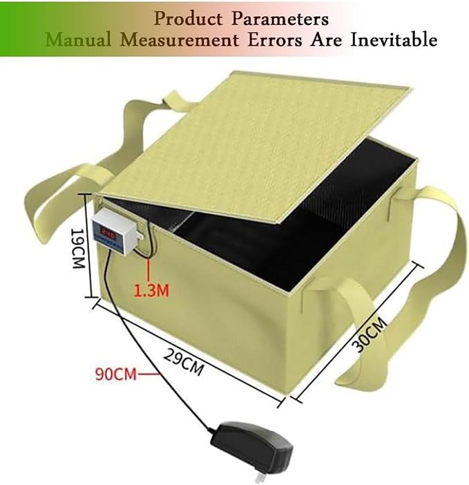 Foldable Dough Proofer Dough Fermentation Box with Heater and Timing,Dough Fermentation Cabinet,-50-110°C Accurate Temperature Control, Sourdough Bread Making Tool Set,for Making Bread Fermentation