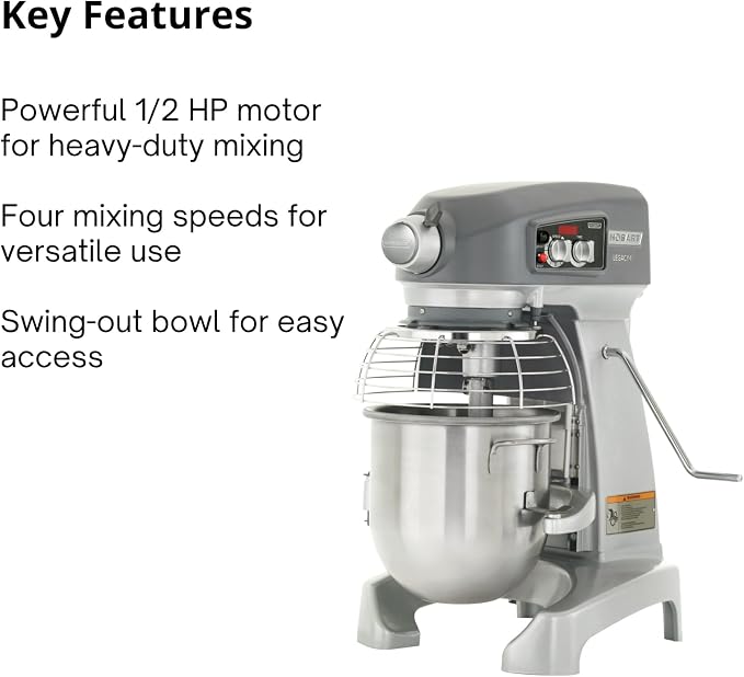 Hobart HL120-1STD Legacy Tabletop Stand Mixer - 12 Qt.