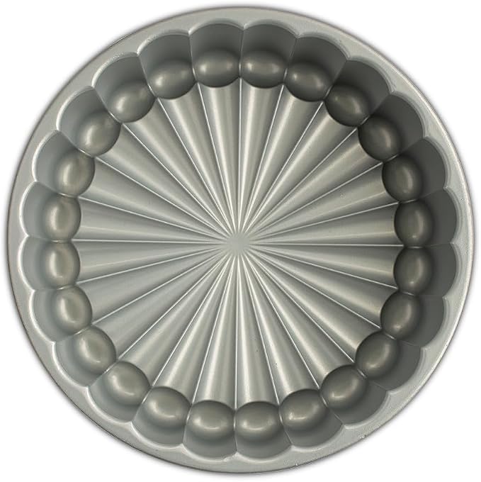 Nordic Ware Charlotte Cake Pan, 6-Cup/1.4 Liters, Toffee (Pack of 3)