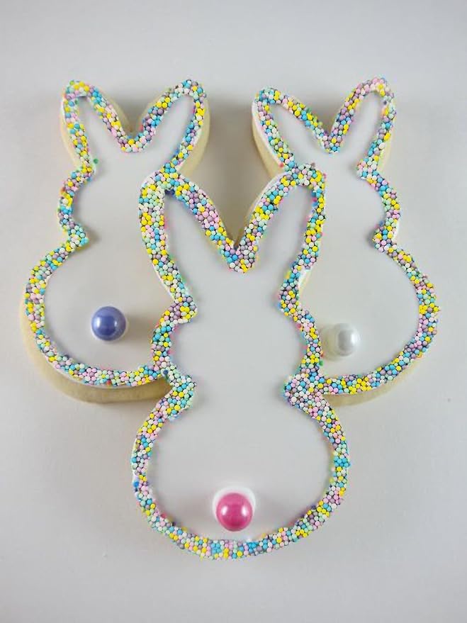 Edible Easter Nonpareil Sprinkles, 2mm Sugar Pearls for Cake Decorating, Baking, Ice Cream, Cookies, Cupcake Topper Autumn Decorations,4.59oz