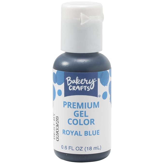 Bakery Crafts Premium Gel Food Color 6 Bottle Assortment, 4.2 Fl Oz, Edible Coloring For Use with Cake Mix, Buttercream, Whipped Icing, Fondant & Piping Gel, Highly Concentrated, Red, Pink, Yellow, Green, Blue, Black - 6 x 0.7FL