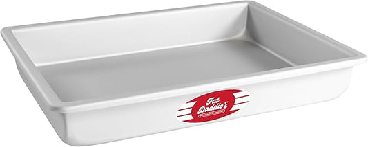 Fat Daddio's POB-9132 Sheet Cake Pan, 9 x 13 x 2 Inch, Silver
