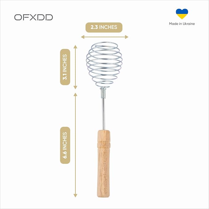 Wire Egg Whisk - Whisks Easy Whipper - Stainless Steel Coil - Clean Hand - Whip Whisker