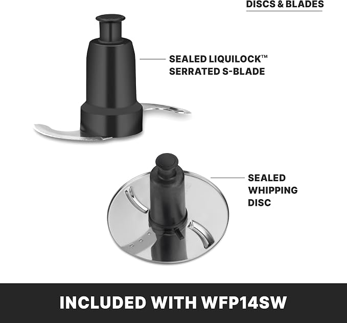 Waring Commercial Food Processor, 3.5 Quart Capacity with Flat Lid, 1 Horsepower Motor, Vegetable Chopper for Professional Kitchens, WFP14SW