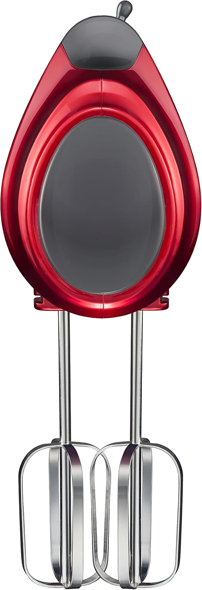 Hand Mixer Electric Handheld with Flat Bottom, Portable Mixer for Kitchen Baking Cake, Powerful Mixing for Thicker Doughs with dough hooks