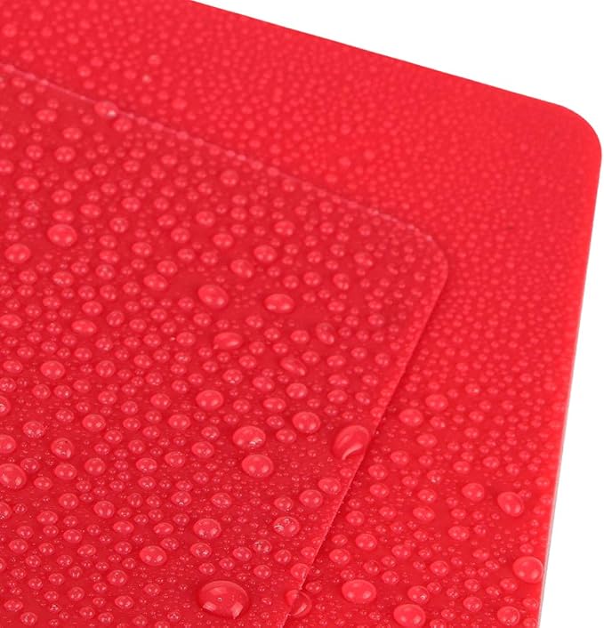 Webake Extra Large Silicone Mat For Countertop, Multipurpose Nonstick Heat Resistant Mat 23.6" x 15.7" for Baking, Rolling Dough, Fondant, Resin Expoxy, Craft, Jewerly (Red)