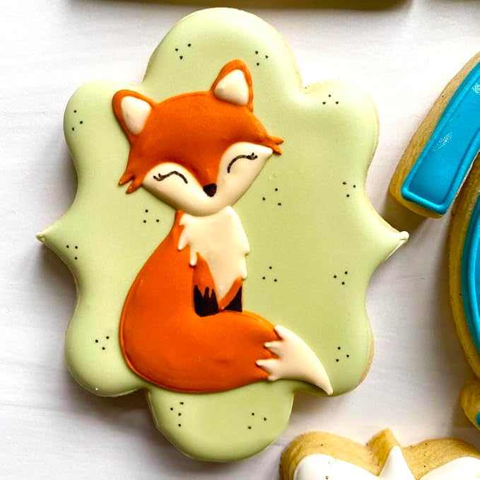 Frame Cookie Cutters Large Size 8Pcs, Metal Plaque Biscuit Fondant Cutter for DIY Baking Decorations Beginner Weeding Holiday Birthday Party