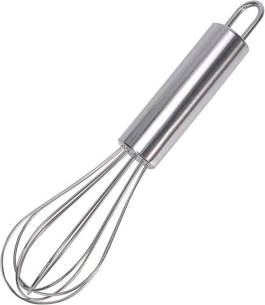 Digead Stainless Steel Whisk - 6" Kitchen Wisk, Balloon Whisk for Baking, Cooking, Mixing, Blending, Beating Eggs, Cream, Sauces - Ergonomic Grip