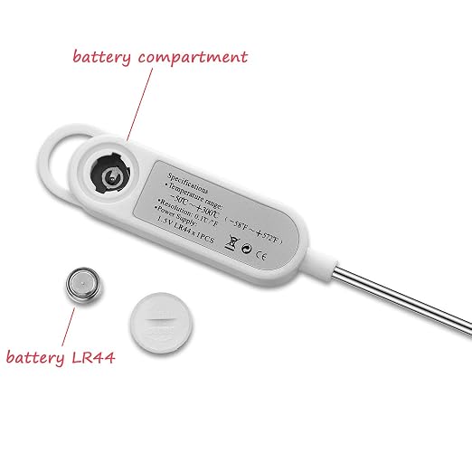 Digital Meat Food Thermometer for Cooking Kitchen BBQ, Probe Instant Read Thermometer with Long Probe for Candy Candle Milk Yogurt Deep Fry Roast Baking Temperature