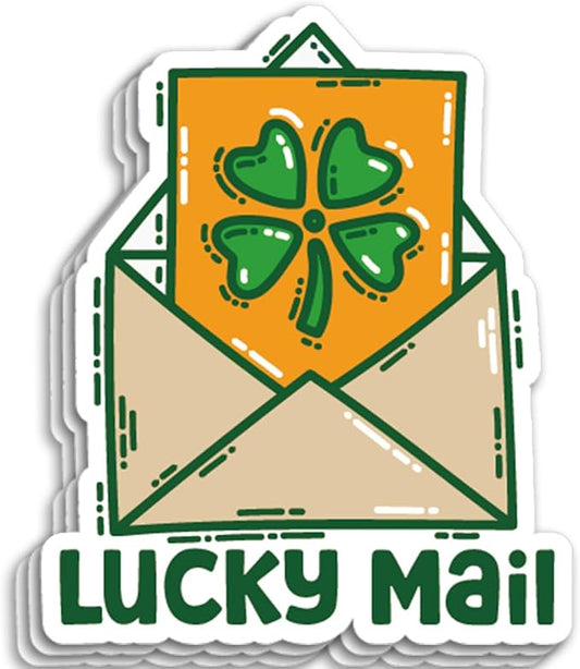 200 PCS St. Patrick's Day Packaging Stickers,Lucky Mail Sticker for Small Business Envelopes Shipping Boxes Gift Packaging