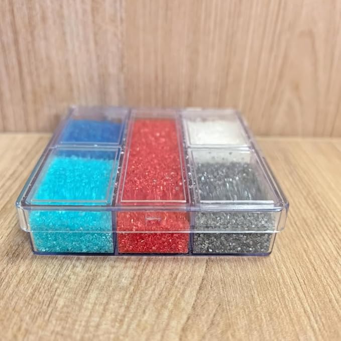 HeDeon&Rles Edible Patriotic Sanding Sugar Sprinkles Red White Blue SkyBlue Silver 100g/3.52oz Sparkling Sugar Crystals for Baking Cake Cupcake Cookie Icing Top Birthday Wedding Independence Day Halloween Christmas Cake Decoration