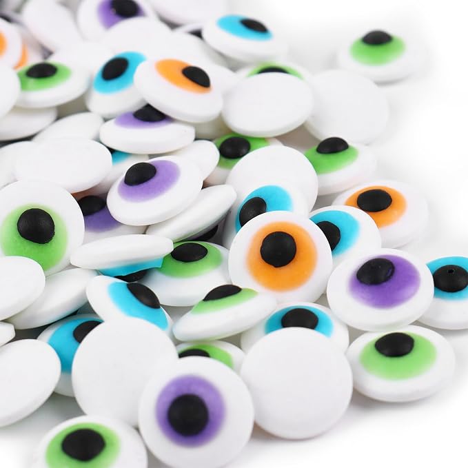 Candy Eyeballs Sprinkles for Cake Decorating Cupcake, Cookies, Ice Cream Topper Cake Sprinkles Baking, Perfect For halloween Party, Christmas, New Year’S Eve (Big Eyeball)