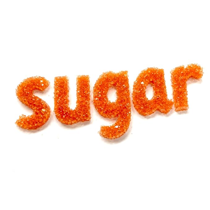 Edible Orange Sanding Sugar Sprinkles 142g/ 5.01oz Edible Sugar Crystals, Baking Cake Decorations Ice Cream Toppings and Cookie Decorating for Wedding Parties Valentines Halloween Christmas