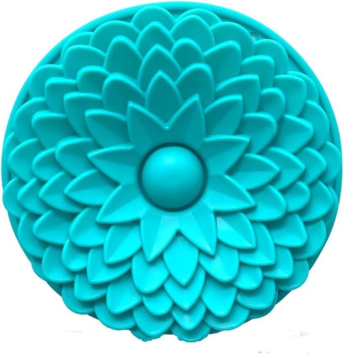 FantasyDay 7.87'' Sunflower Cake Mold Silicone Baking Molds for Your Birthday Cake, Soap, Donut, Ice Cube, Muffin, Brownie, Cornbread, Cheesecake, Panna Cotta, Pudding, Jello Shot and More #1