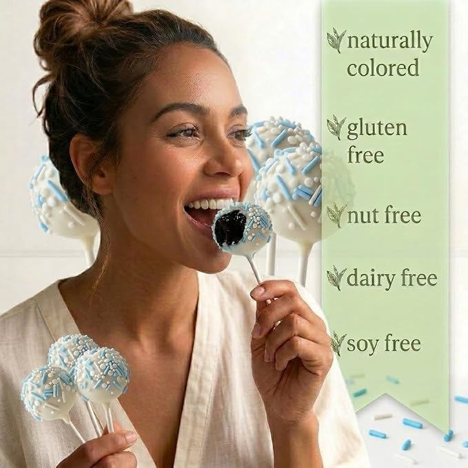 Manvscakes, No Artificial Dyes, Blue Sprinkles, Natural Sprinkles, Gluten Free, Birthday Sprinkles, Blue Cake Decorations, Star Sprinkles, Cookies, Fondant Cake, Natural Dessert Toppings, 3oz
