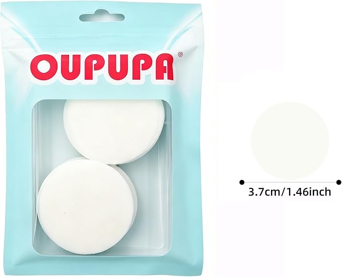 60PCS/80PCS Wafer Paper Round Pieces 3D Spherical Cake Edges Rice Paper Swan Rose Flower Round Cupcake Decoration Inserts (60, White, small)