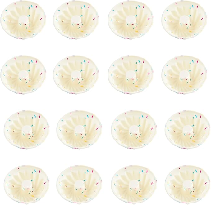 Silicone Mini Fluted Cake Pan Set 12 Pack Nonstick Mini Flan Molds Cute Baking Mold for Cupcakes Donuts Muffins Brownies Cornbread Jelly for Owen Reusable Baking Tray(White, Lake)