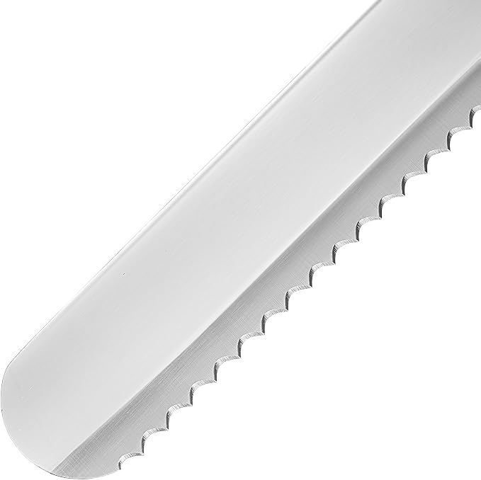KUTLER Professional 10-Inch Bread Knife and Cake Slicer with Serrated Edge - Ultra-Sharp Stainless Steel Cutlery