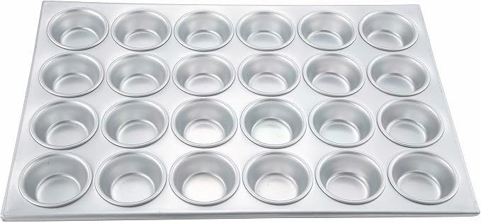 Winco 24-Cup Non-stick Muffin and Cupcake Pan, Aluminum