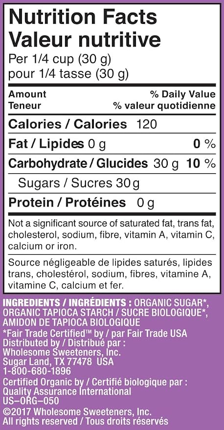 Wholesome Sweeteners, Organic Powdered Sugar, 1 lb ( Packaging may vary ) (Pack of 5)