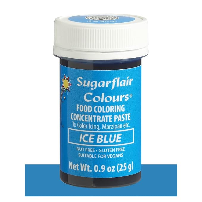 Sugarflair Food Coloring Concentrate Paste, 25 Grams Ice Blue