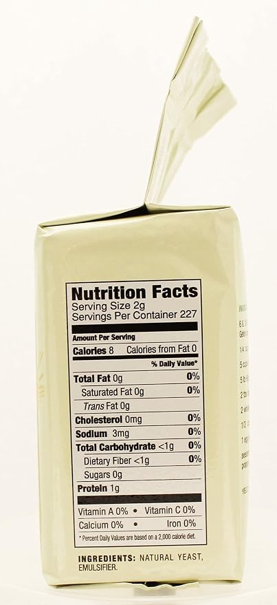 Gefen Instant Natural Dry Yeast, 1lb Bag (4 Pack) Great for Breads & Challah, Certified Kosher