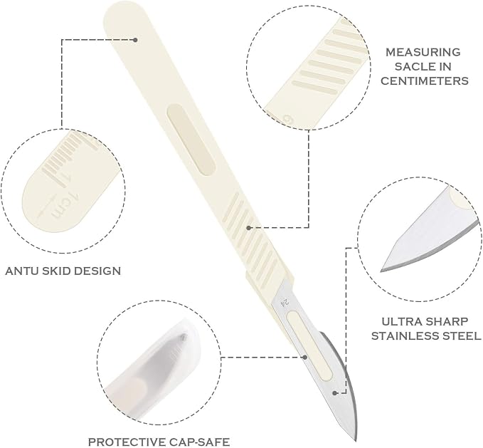 Mudder Bread Lame Sourdough Scoring Tool Magnetic Dough Scoring Tool with 10 Pcs Replaceable Blades Wooden Handle Lame Slashing and 2 Pcs Knife with Protective Cover for Baking