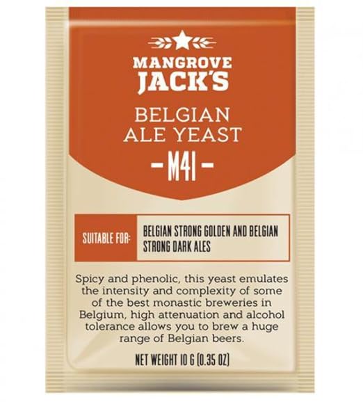 Mangrove Jack Yeast Belgian Ale M41 Craft Series Yeast 10g Treats 23L