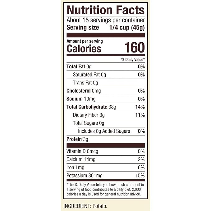 Bobs Red Mill Flour Gluten Free Potato, 24 Oz, Pack of 1