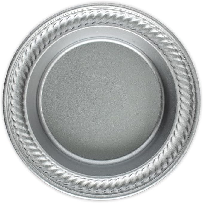 Nordic Ware Naturals Compact 5-Inch Pie Pan - Natural Uncoated Aluminum,Toaster Oven, Counter Ovens, Air Fryer and Broiler Safe, Personal Size