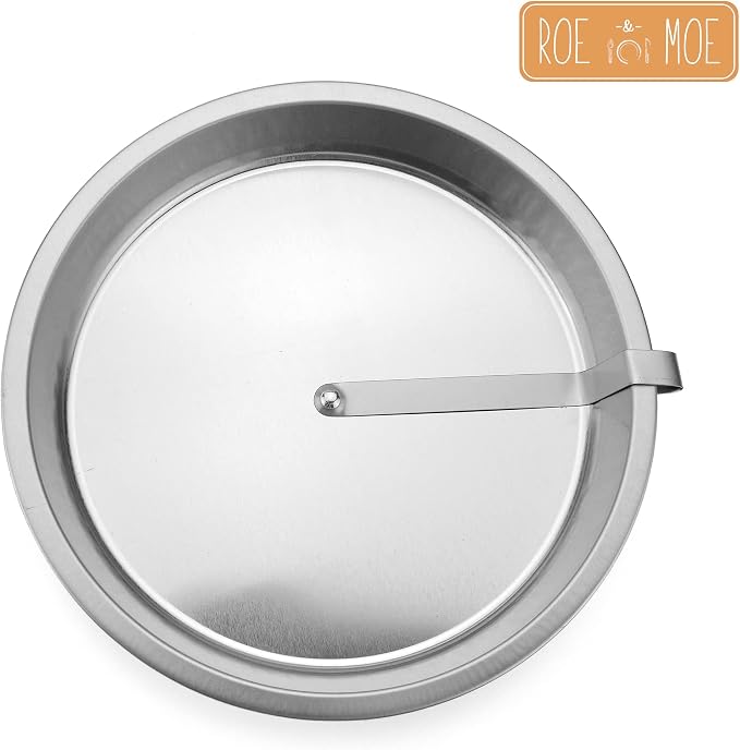 Roe & Moe 9" Easy Out Quick Release Tart, Quiche, Pie and Cake Pan - Set of 4