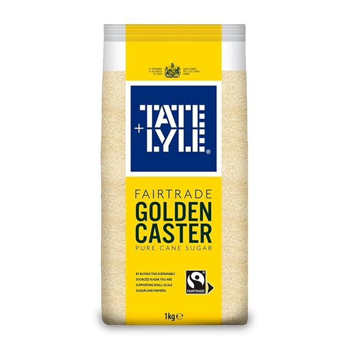 Tate & Lyle Unrefined Golden Caster Fairtrade Sugar 1 kg