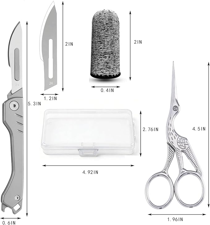 Bread Lame Dough Scoring Tool, Bread Scoring Tool Kit, sourdough scissors, suitable for baking sourdough and regular bread, comes with 100 inches of cotton string and 10 bread blades.