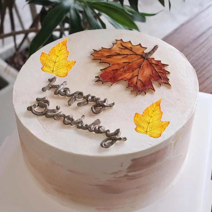 Maple Leaf Fondant Molds Maple Leaves Silicone Mold For Cake Decorating Cupcake Topper Candy Chocolate Gum Paste Polymer Clay