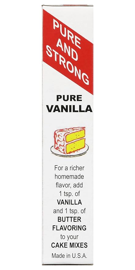 Adams Extract Pure Vanilla Extract, True Fruit Flavor, Gluten Free, 1.5 FL OZ Glass Bottle (Pack of 1)