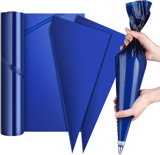 ELECLAND 30 Pcs 21 Inch Disposable Piping Bags Extra Large Thicken Pastry Bags Icing Piping Bags for Cookies Cupcakes Dessert Cakes Decorating