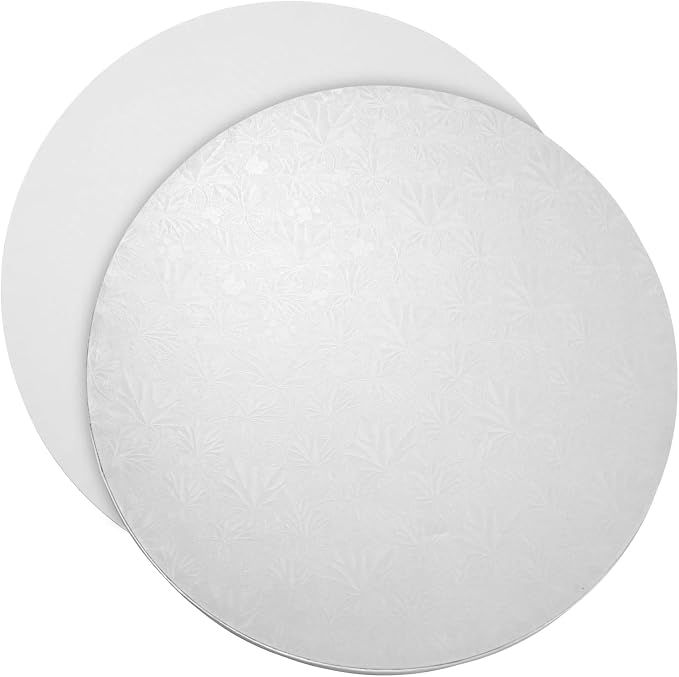 Juvale 14-Inch Round Cake Drums - Sturdy Base Support & 14-Inch Cake Boards - Disposable Cleanup & Baking Supplies - Pack of 3, 14 in