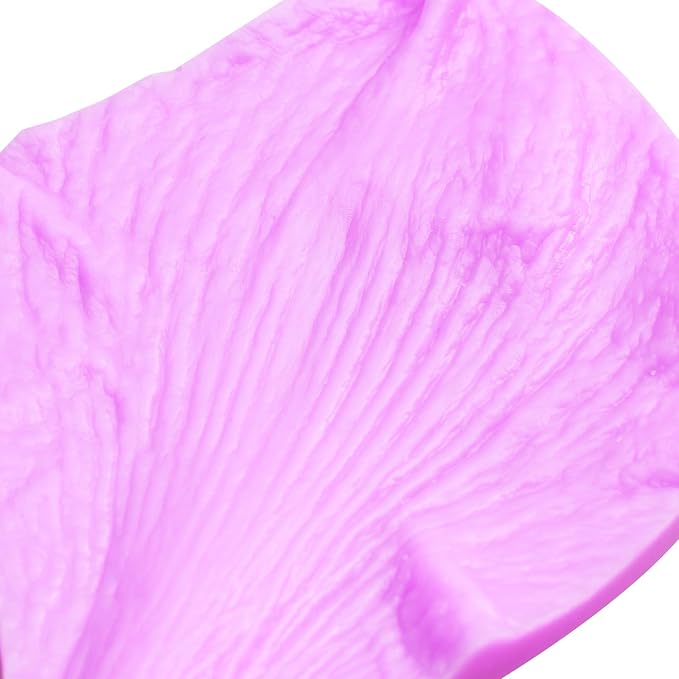 Infovox Rose Flower Petal Silicone Molds Leaf Veiner Fondant Mold, for Fondant Cake Decorating, 4 Pieces