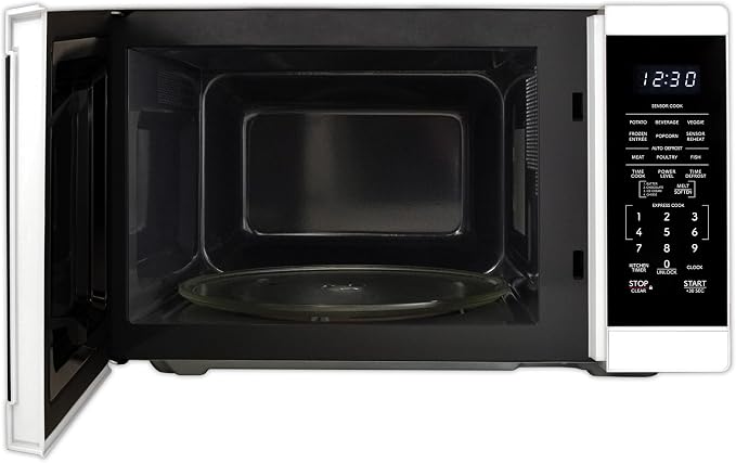 SHARP Countertop Microwave Oven with Removable 12.4" Carousel Turntable, 1100 Watt, 1.4 Cubic Feet, White