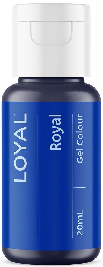 Loyal Gel Food Coloring | Vibrant Color for Buttercream, Fondant, Royal Icing, Gum Paste, Marzipan and Cake Batter | Gel-Based Concentrated Food Dye - 20ml Royal
