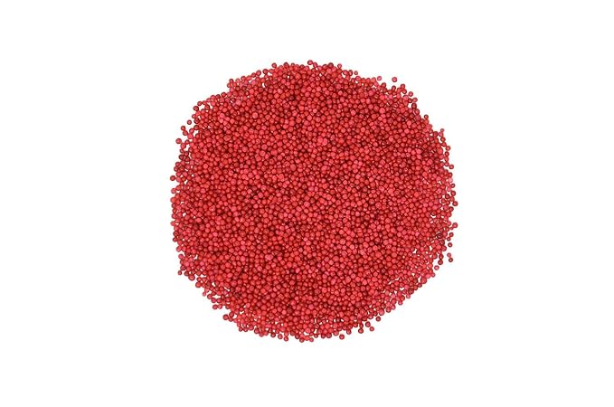 Mystic Sprinkles Solid Color Nonpareils 3.8oz Bottle (Shades of Red)