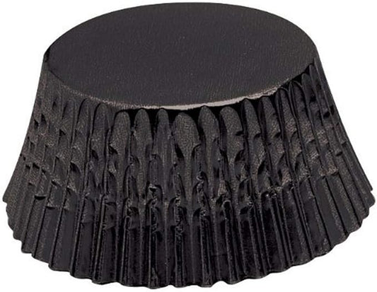 Fox Run Black Foil Bake Cups, Standard, 32 Cups