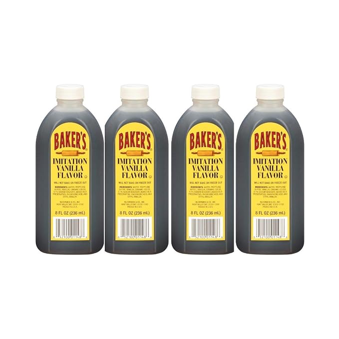 Baker's Imitation Vanilla Extract (7.62 oz / 4-Pack)