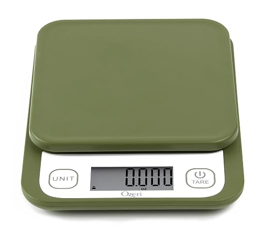 Ozeri Garden and Kitchen Scale II, with 0.1 g (0.005 oz) 420® Variable Graduation Technology®