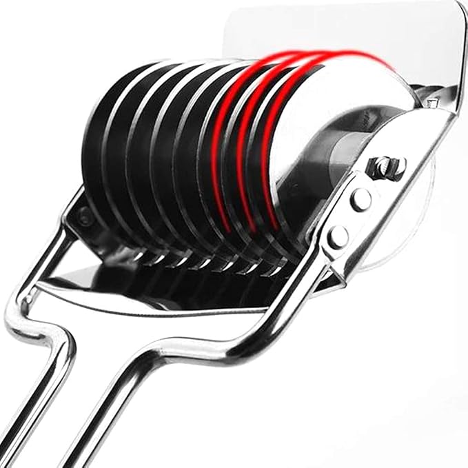 Pasta Maker Stainless Steel Noodle Lattice Roller Pastry Wheel Cutter Spaghetti Maker for Kitchen Cooking Tools (6.30 * 2.76 * 1.22inchs)