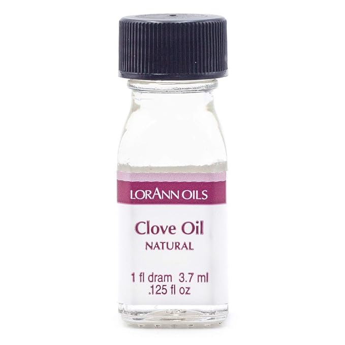 LorAnn Oils Super Strength Flavoring - Used For Candy Making, Flavoring, Baking, Hard Candy, & Flavor Oils - Bold, Natural Flavors 4X Stronger Than Extracts - Clove Leaf Oil, 0.125 fl oz