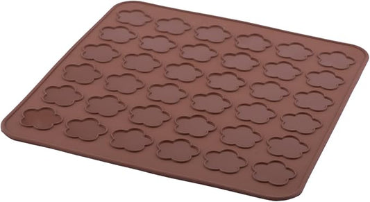 beicemania® Silicone Classic flower Macaron Baking Mat for 15 Macarons Macaroons Biscuits Cookies