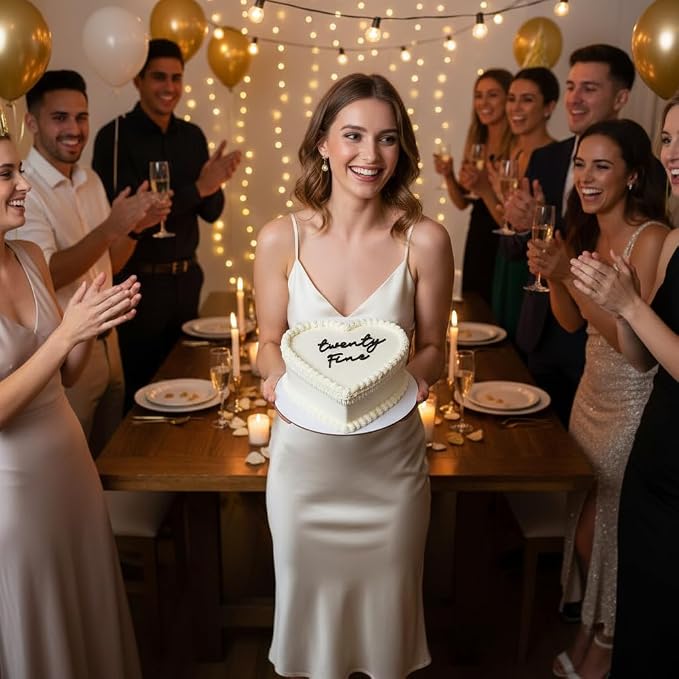 Twenty Fine Cake Topper – Acrylic 25th Birthday Cake Decoration, Funny Twenty five Cake Sign, Reusable Cake Topper for Men & Women Party Supplies (twenty fine black)